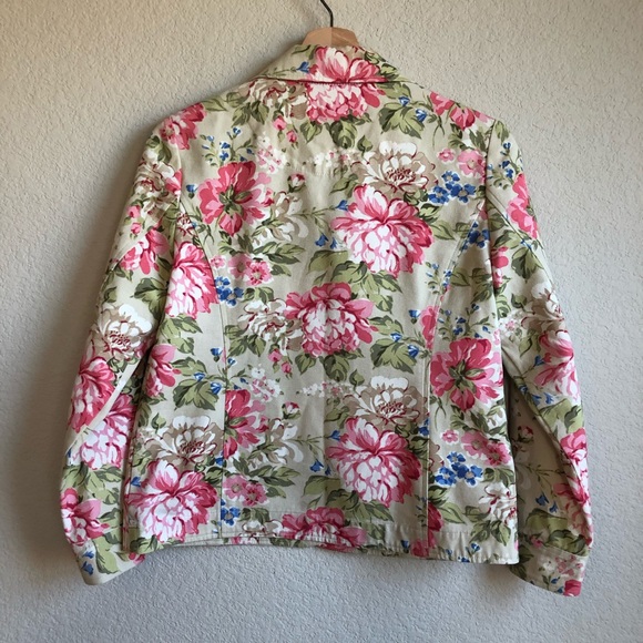 Appleseed’s Petites Floral Blazer Jacket 4P - Picture 7 of 8